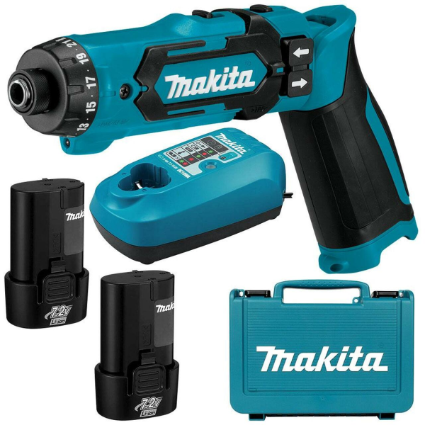 Makita DF012DSE MÁY KHOAN VÀ VẶN VÍT DÙNG PIN(7.2V) (kèm 02 pin + sạc)