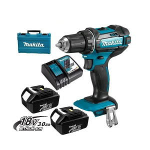 Makita DHP482RFE MÁY KHOAN BÚA, VẶN VÍT DÙNG PIN(18V) (kèm 02 pin 3.0 + sạc nhanh)