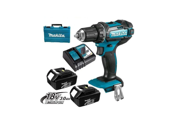 Makita DHP482RFE MÁY KHOAN BÚA, VẶN VÍT DÙNG PIN(18V) (kèm 02 pin 3.0 + sạc nhanh)