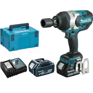 Makita DTW1001RTJ MÁY SIẾT BU LÔNG DÙNG PIN(19MM/BL)(18V) (kèm 02 pin 5.0 + sạc nhanh)