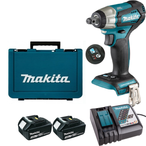 Makita DTW181RFE MÁY SIẾT BU LÔNG DÙNG PIN(12.7MM/BL) (kèm 02 pin 3.0 + sạc nhanh)