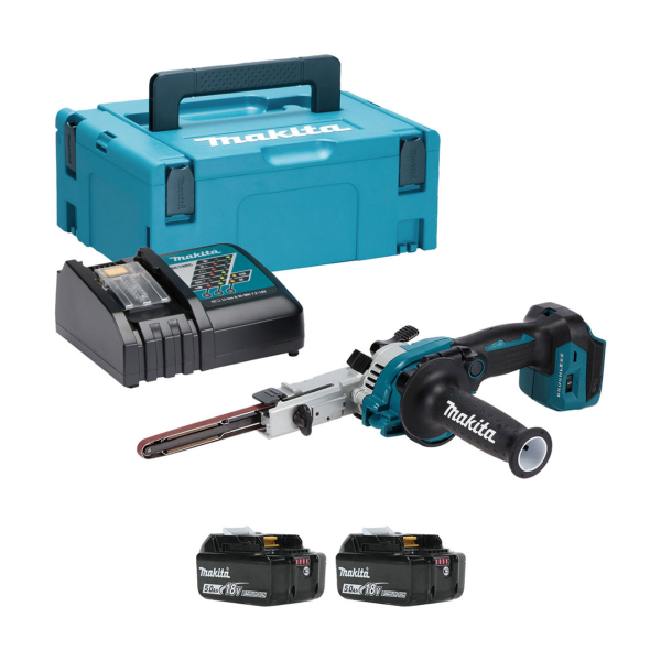 Makita DBS180RTJ MÁY CHÀ NHÁM BĂNG DÙNG PIN(9MM X 533MM/B (kèm 02 pin 5.0 + sạc nhanh)