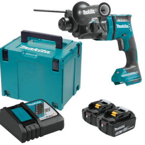 Makita DHR182RTJ MÁY KHOAN BÊ TÔNG 3 CHỨC NĂNG DÙNG PIN (kèm 02 pin 5.0 + sạc nhanh)