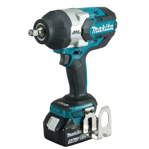 Makita DTW1002JX2 MÁY SIẾT BU LÔNG DÙNG PIN(12.7MM/DÂY ĐEO (kèm 02 pin 5.0 + sạc nhanh)