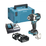 Makita DTW700TJX1 MÁY SIẾT BU LÔNG DÙNG PIN(12.7MM/ (kèm 02 pin 5.0 + sạc nhanh)