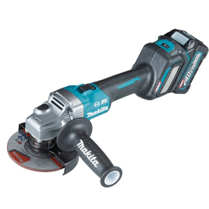 Makita GA023GM201 MÁY MÀI GÓC DÙNG PIN(125MM/CÔNG TẮC TRƯỢ (kèm 02 pin 4.0Ah + sạc nhanh)