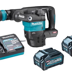 Makita HM001GM202 MÁY ĐỤC BÊ TÔNG DÙNG PIN(CHUÔI GÀI SDS-M (kèm 2 pin 4.0+ sạc nhanh)