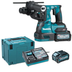 Makita HR003GM201 MÁY KHOAN BÊ TÔNG 3 CHỨC NĂNG DÙNG PIN (kèm 02 pin 4.0Ah + sạc nhanh)