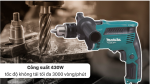 Makita M8103KX2B MÁY KHOAN BÚA(13MM)(26 CÁI PHỤ  KIỆN)