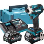 Makita TD001GM201 MÁY BẮT VÍT DÙNG PIN(BL)(40V MAX) (kèm 02 pin 4.0Ah + sạc nhanh)