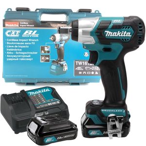 Makita TW161DSAE MÁY SIẾT BU LÔNG DÙNG PIN(12.7MM/BL) (kèm 02 pin 2.0 + sạc)