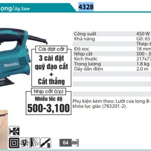 Makita 4328 MÁY CƯA LỌNG