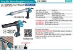 Makita CG100DZB SÚNG BẮN SILICON DÙNG PIN(12V MAX) (không kèm pin sạc)