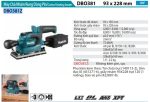 Makita DBO381Z MÁY CHÀ NHÁM RUNG DÙNG PIN(93X185MM/AWS/ (không kèm pin sạc)