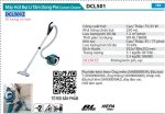 Makita DCL501Z MÁY HÚT BỤI LI TÂM DÙNG PIN(HEPA/BL) (không kèm pin sạc)