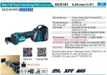 Makita DCO181Z MÁY CẮT THẠCH CAO DÙNG PIN(BL)(18V) (không kèm pin sạc)