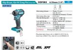 Makita DDF083Z MÁY KHOAN VÀ VẶN VÍT DÙNG PIN(BL)(18V) (không kèm pin sạc)