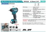 Makita DF032DSAE MÁY KHOAN VÀ VẶN VÍT DÙNG PIN(BL)(12V MA (kèm 02 pin 2.0 + sạc)