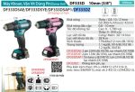 Makita DF333DZ MÁY KHOAN VÀ VẶN VÍT DÙNG PIN(12V MAX) (không kèm pin sạc)