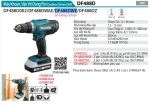 Makita DF488DWE MÁY KHOAN VÀ VẶN VÍT DÙNG PIN(BL1815G*2+ (kèm 02 pin + sạc)