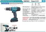 Makita DHP453SFX8 MÁY KHOAN BÚA VÀ VẶN VÍT DÙNG PIN(18V) (kèm 01 pin 3.0 + sạc)