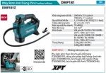 Makita DMP181Z MÁY BƠM HƠI DÙNG PIN(18V) (không kèm pin sạc)