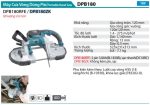 Makita DPB180ZK MÁY CƯA VÒNG DÙNG PIN(120X120MM)(18V) (không kèm pin sạc)