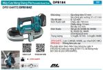 Makita DPB184Z MÁY CƯA VÒNG DÙNG PIN(51X51MM/BL)(18V) (không kèm pin sạc)