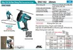 Makita DSC102Z MÁY CẮT SẮT REN DÙNG PIN(BL)(18V-14.4V) (không kèm pin sạc)