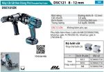 Makita DSC121ZK MÁY CẮT SẮT REN DÙNG PIN(BL)(18V) (không kèm pin sạc)