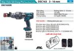 Makita DSC163ZK MÁY CHẤN SẮT DÙNG PIN(BL)(18V) (không kèm pin sạc)