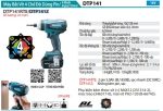 Makita DTP141Z MÁY BẮT VÍT 4 CHẾ ĐỘ DÙNG PIN(BL)(18V) (không kèm pin sạc)