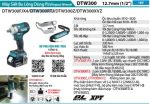 Makita DTW300RTJ MÁY SIẾT BU LÔNG DÙNG PIN(12.7MM/BL)(18V (kèm 02 pin 5.0 + sạc nhanh)