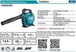 Makita DUB363ZV MÁY THỔI DÙNG PIN(BL)(18Vx2) (không kèm pin sạc)