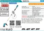 Makita DUR190UZX1 MÁY CẮT CỎ DÙNG PIN(BL)(18V) (không kèm pin sạc)