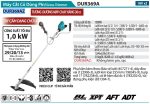 Makita DUR369AZ MÁY CẮT CỎ DÙNG PIN(BL)(18Vx2) (không kèm pin sạc)