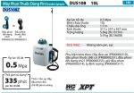 Makita DUS108Z MÁY PHUN THUỐC DÙNG PIN(10L)(18V) (không kèm pin sạc)