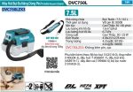 Makita DVC750LZX3 MÁY HÚT BỤI ĐA NĂNG DÙNG PIN(BỘ LỌC BỤI (không kèm pin sạc)