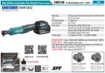 Makita DWR180RF MÁY SIẾT BU LÔNG XUYÊN TÂM DÙNG PIN(18V) (kèm 01 pin 3.0 + sạc)