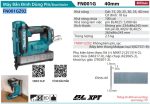 Makita FN001GZ02 MÁY BẮN ĐINH DÙNG PIN(40MM/BL)(40V MAX) (không kèm pin sạc)