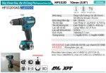 Makita HP332DZ MÁY KHOAN BÚA, VẶN VÍT DÙNG PIN(BL) (không kèm pin sạc)