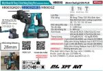 Makita HR003GD201 MÁY KHOAN BÊ TÔNG 3 CHỨC NĂNG DÙNG PIN (kèm 2 pin 2.5Ah+ sạc nhanh)