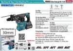 Makita HR008GT201 MÁY KHOAN BÊ TÔNG 3 CHỨC NĂNG DÙNG PIN( (kèm 02 pin 5.0 + sạc nhanh)