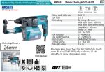 Makita HR2651 MÁY KHOAN BÊ TÔNG 3 CHỨC NĂNG