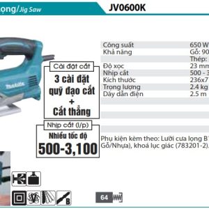 Makita JV0600K MÁY CƯA LỌNG