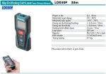 Makita LD030P MÁY ĐO KHOẢNG CÁCH LASER