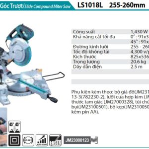 Makita LS1018L MÁY CƯA ĐA GÓC TRƯỢT(255MM)