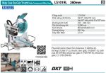 Makita LS1019L MÁY CƯA ĐA GÓC TRƯỢT(260MM)