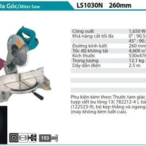 Makita LS1030N MÁY CƯA ĐA GÓC(260MM)