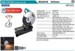 Makita M2401B MÁY CẮT SẮT(355MM/2000W)